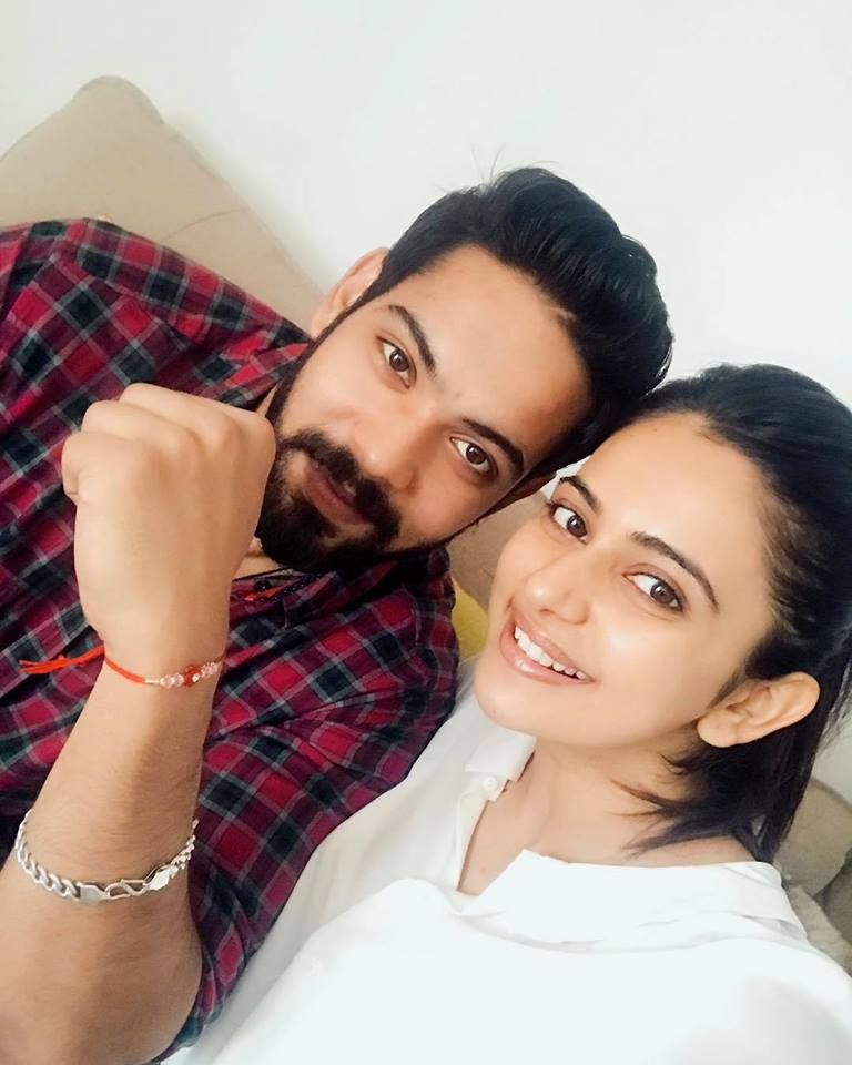 Image result for rakul preet with brother