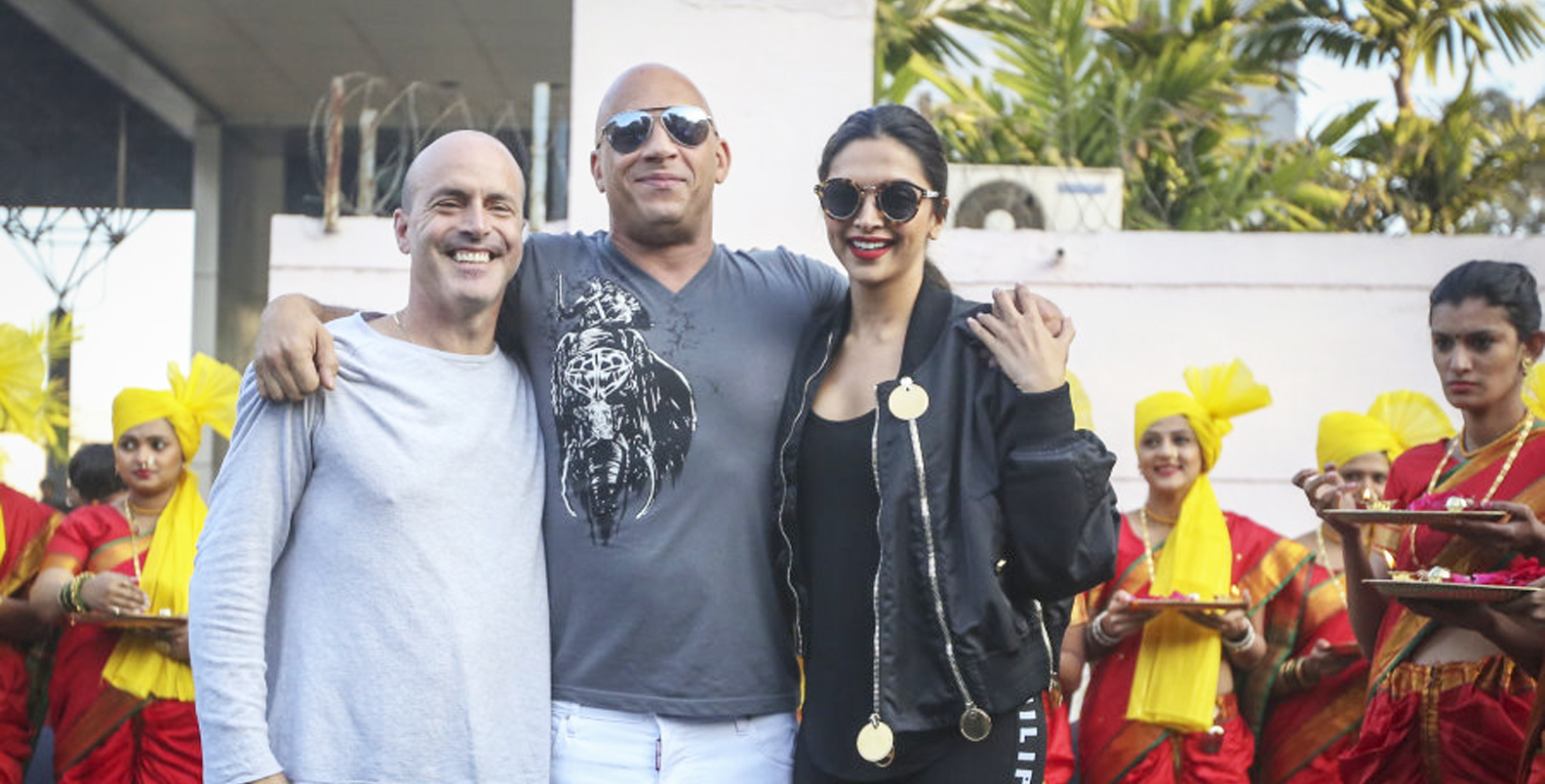 1584px x 804px - Deepika Padukone And Her 'XxX' Co-Star Vin Diesel Receive A Gala Welcome In  Mumbai! | JFW Just for women