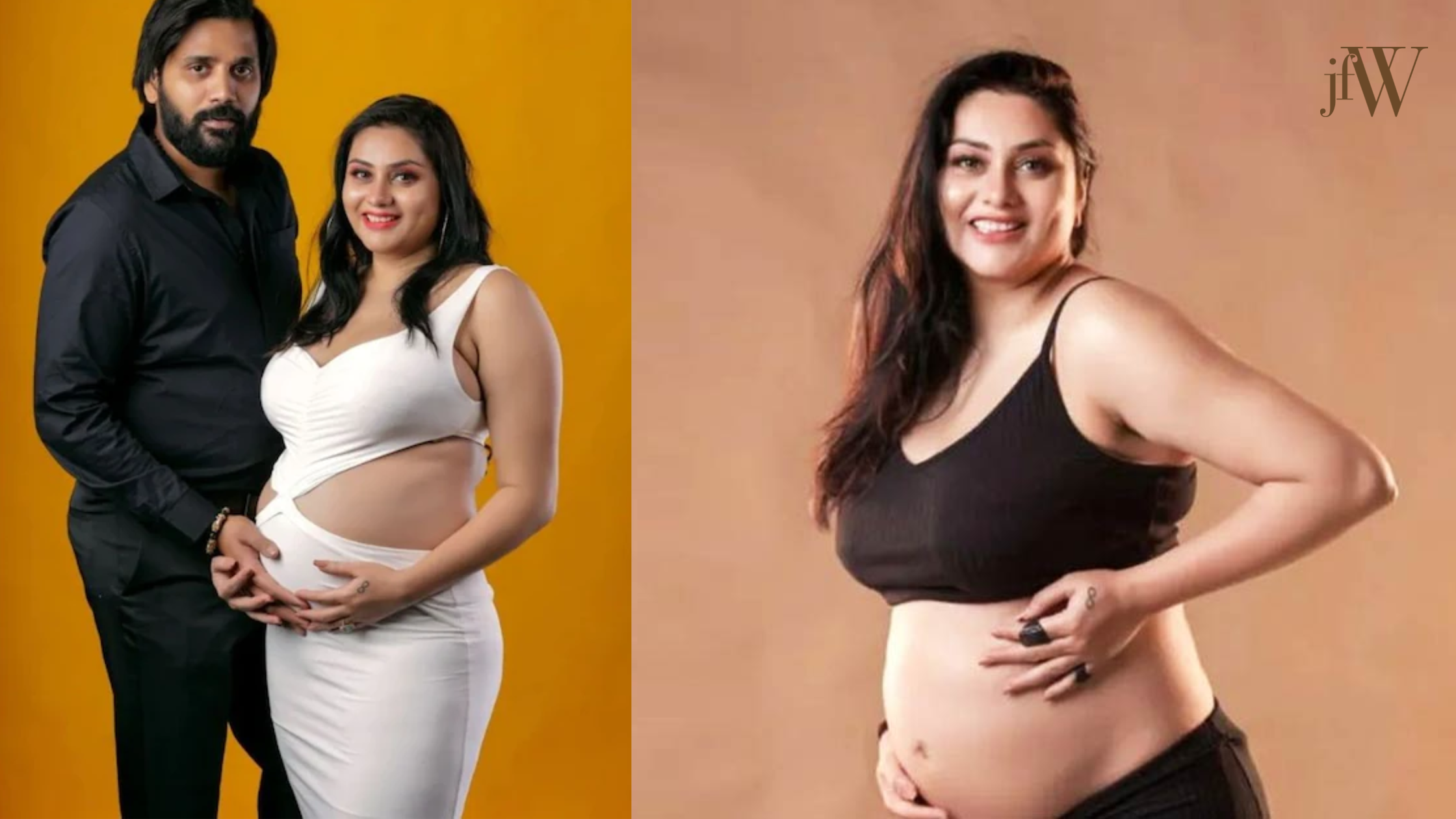Pregnant Aunties Telugu Videos - Actress Namita blessed with twins! Watch Video! | JFW Just for women