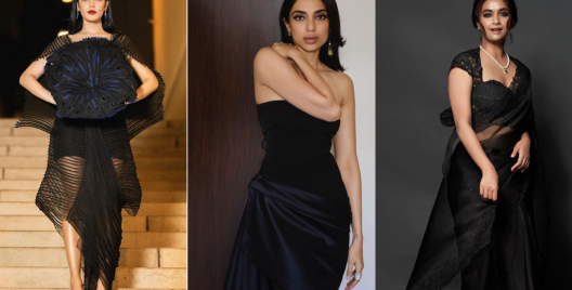 Beauties In Black : 5 Actresses Who Exuded Glamour In Black Dresses.